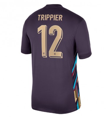 England Kieran Trippier #12 Replika Udebanetrøje EM 2024 Kortærmet